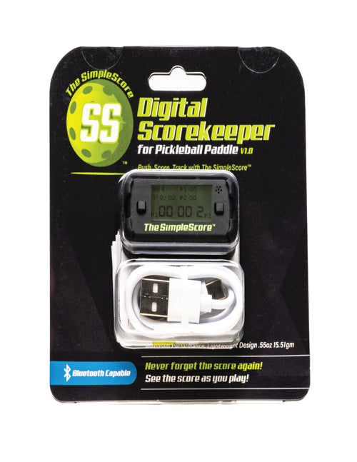 The SimpleScore™ for Pickleball Midnight Black