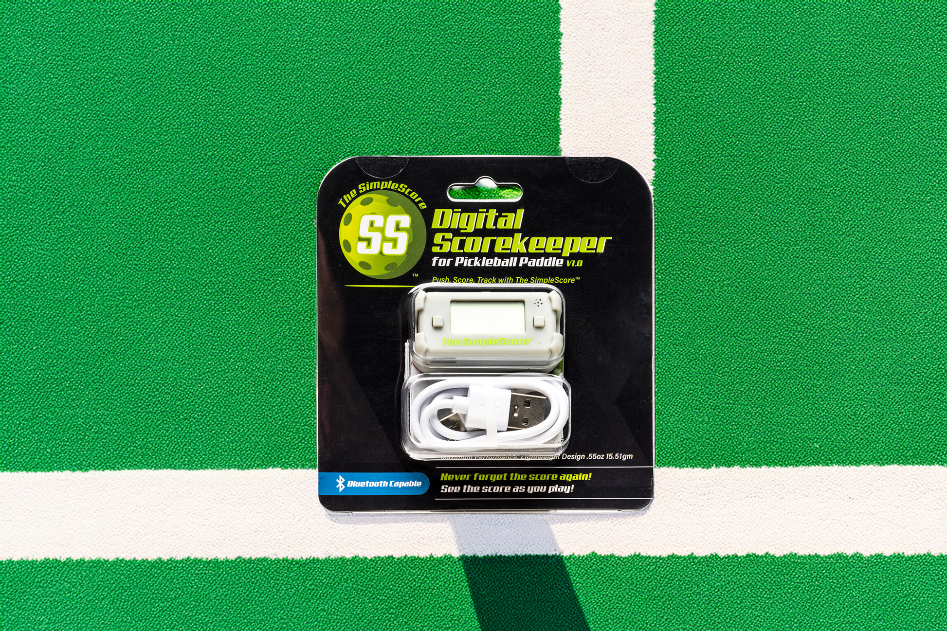 The SimpleScore™ for Pickleball Slate Grey