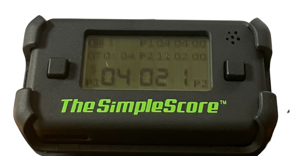 The SimpleScore™ for Pickleball Midnight Black