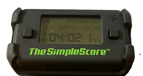 The SimpleScore™ for Pickleball Midnight Black